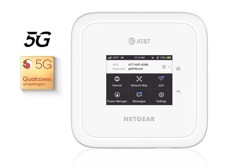 Netgear Nighthawk M6 5G MR6110 WiFi 6 Mobile Router (AT&T + Unlocked) Hotspot