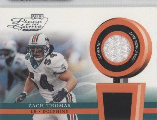 2002 Playoff Piece of the Game Zach Thomas #POG-58