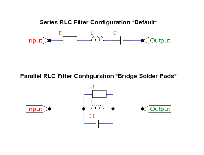 General Purpose DIY Speaker Crossover PCB - RLC / LCR Notch Filter