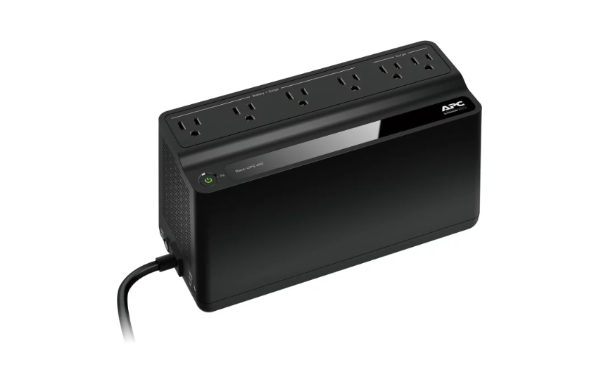 UPS Battery Backup Surge Protector 5 ft Power Supply Back Up 6 Outlet
