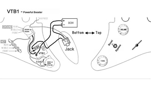 ARTEC VTB1 - ONBOARD - Booster  ACTIVE CIRCUIT JFET