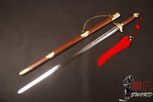 High Quality Stainless Steel Chinese Practical Tai chi Sword 太极剑 Rosewood+Brass