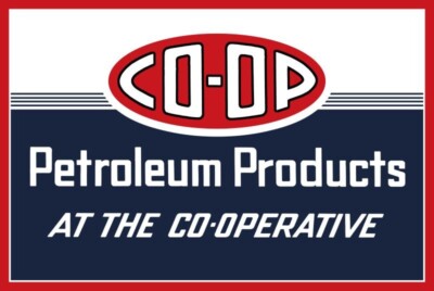 Co-Op Petroleum Products NEW Sign 24x36'' USA STEEL XL Size 9 lbs