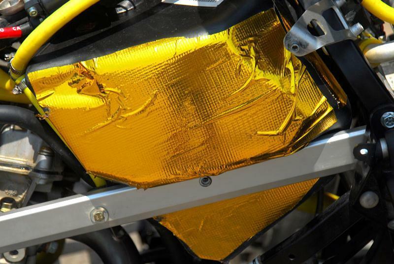 CV4 Gold Thermal Film - 12x27 Inch Self-Adhesive Engine Coolant