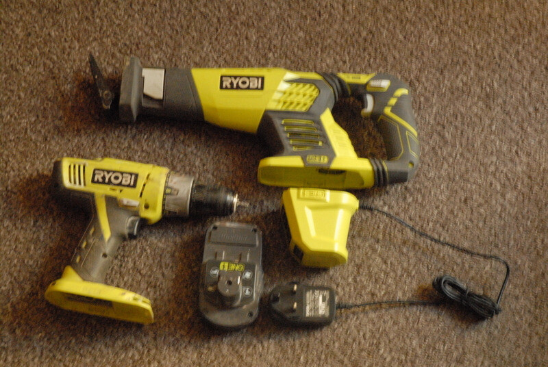 Ryobi cordless drill/hammer and reciprocating saw in Caerphilly Gumtree