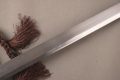 105CM Folded Steel Chinese Tang Dynasty Dao唐刀 Katakirihadukuri Rosewood Sword