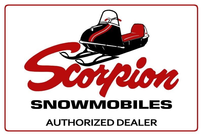 Scorpion Snowmobiles Authorized DEALER NEW Sign-12x18