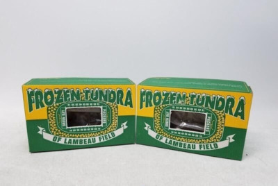 Frozen Tundra of Lambeau Field Dirt in Original Boxes RARE !!!