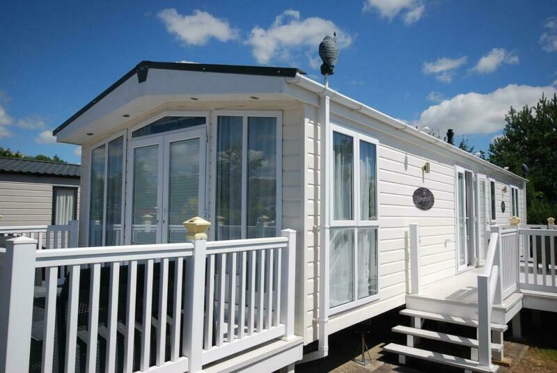 STATIC CARAVAN LODGE FOR SALE OFF SITE 2 BEDROOM
