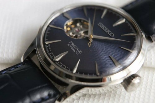 Pre-owned Seiko Presage Cocktail Time Blue Moon Ssa405j1 + Worldwide Warranty Us4