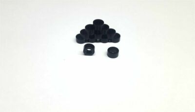 .444 8 Pair P C1 Tyco Curve Hugger Others Slot Car Rear Silicone Black Tires 