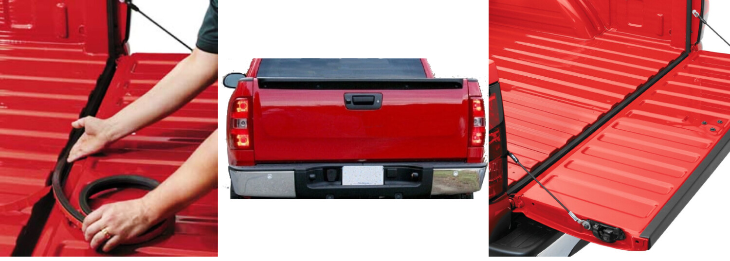 Tailgate Sealing Kit for Dodge Ram Gap Guard Rubber Seal Rok Block Save