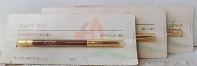 Mary Kay Eyebrow Pencil Definer Blonde Soft Auburn Chestnut .04 oz 1.1g Sealed