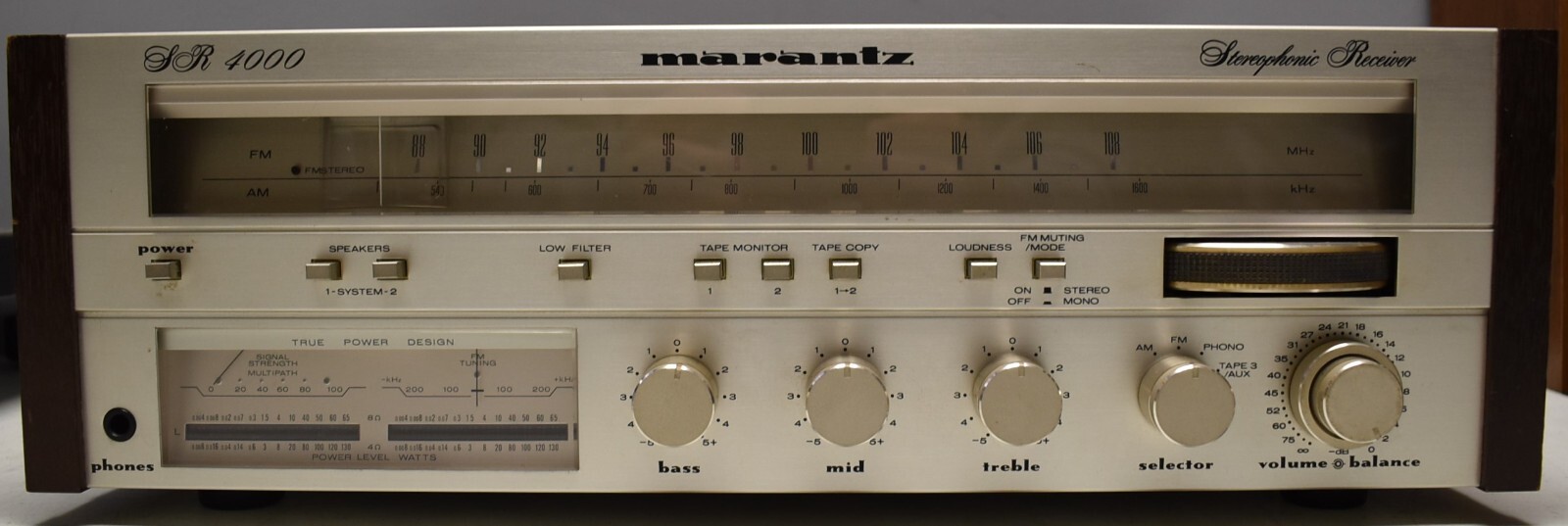 Vintage Marantz Stereophonic Receiver SR-4000 | eBay