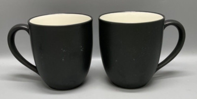 Noritake COLORWAVE GRAPHITE Coffee Mugs SOLD IN SET OF TWO More Here BEST