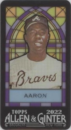 2022 Topps Allen & Ginter - Hank Aaron #374