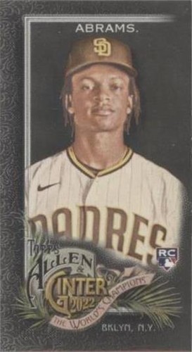 2022 Topps Allen & Ginter X - C.J. Abrams #218