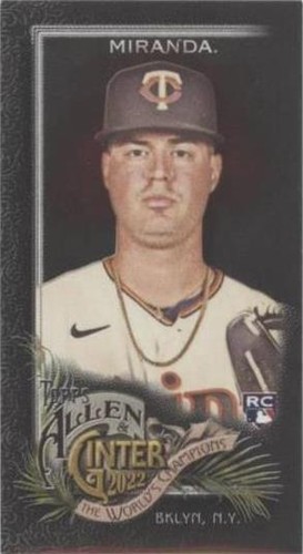2022 Topps Allen & Ginter X - Jose Miranda #257