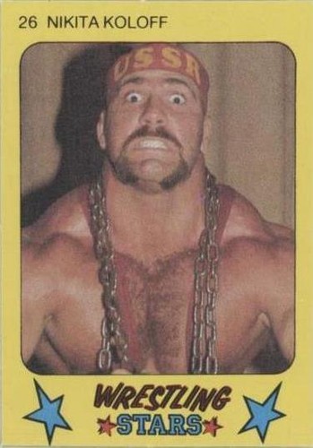 1986 Monty Gum Super Wrestling Stars - Nikita Koloff #26