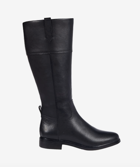 

Высокие ботинки Clarks Clarkdale 9.5 | Черные кожаные высокие ботинки для верховой езды НОВИНКА, Черный, Clarksdale