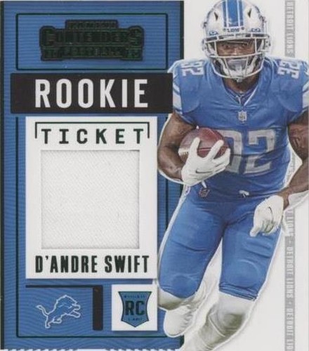 2020 Panini Contenders D'Andre Swift #RTS-DAS
