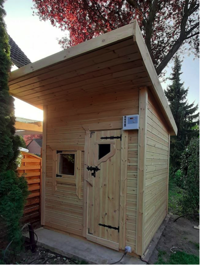 Balkonsauna Aussensauna Gartensauna Saunahaus Trockensauna 