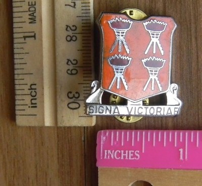 US Army 447th Signal Batalion DUI unit insignia crest D-22 Made in USA