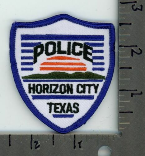 TEXAS TX HORIZON CITY POLICE NEW PATCH SHERIFF CAP SIZE
