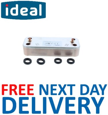 Ideal Instinct/iCombi/Classic/Logic/Independent 24 DHW Heat Exchanger 177529