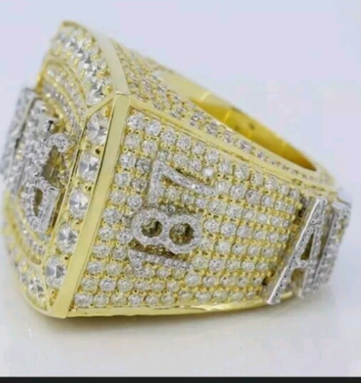 Pre-owned Online0369 Men Customized Name Rd Cubic Zirconia 2.98ct Rd Cubic Zirconia Ring Silver In White