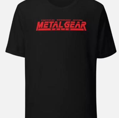 Metal Gear Solid Logo Unisex T-Shirt Shirt
