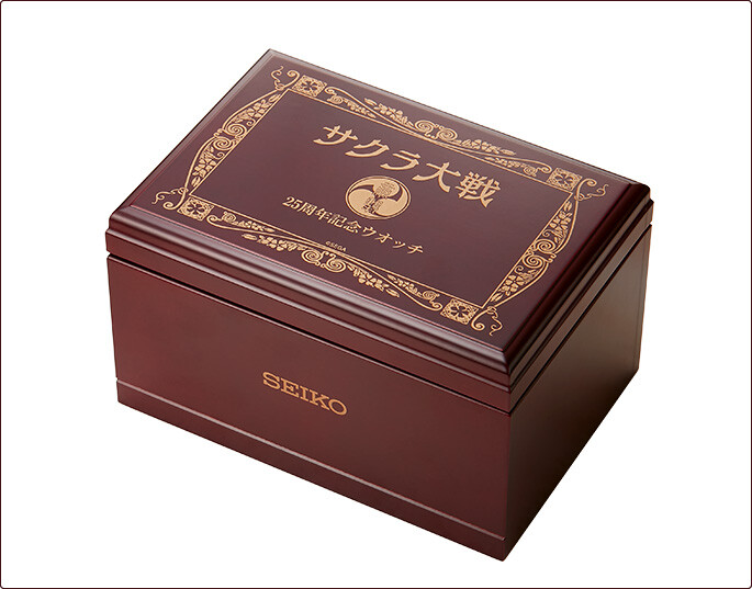 Pre-owned Seiko Sakura Wars X  25th Anniversary Official Watch With Music Box Japan Limited