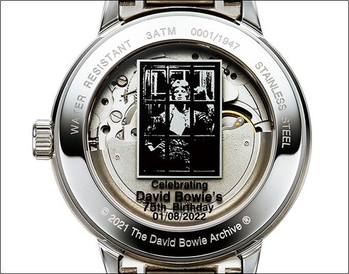 Pre-owned David Bowie 75th Anniversary Official Wristwatch With Music Box Wrist L Japan Nw