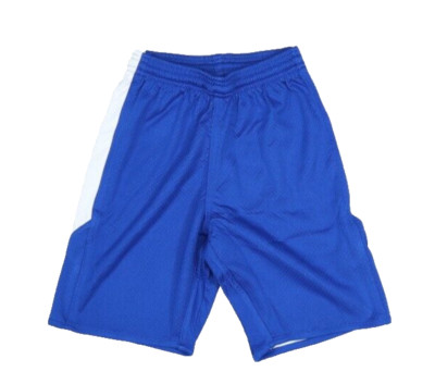 Allison Youth Reversible Basketball Shorts Blue & White Single Ply Medium
