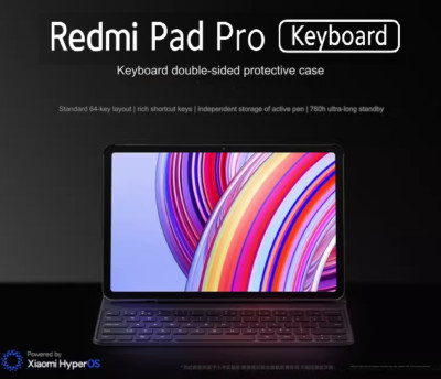 Genuine Redmi Bluetooth QWERTY Keyboard Case for Redmi Pad Pro 12.1 2024 Xiaomi
