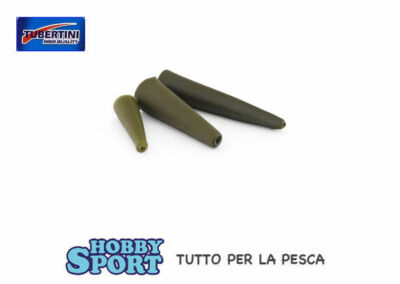2 BUSTE STD MEDIUM TAIL RUBBER CONETTO TUBERTINI  FEEDER CARPFISHING 10 PZ