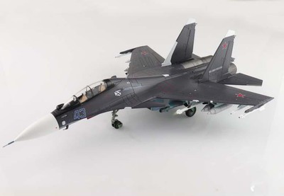 Sukhoi Su-30SM Flanker C Blue 43 Russian Navy Aviation Saki Airbase Diecast 1:72