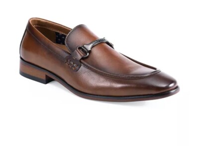 Men Tommy Hilfiger Senner Slip On Dress Penny Loafers Medium Brown Sz 8