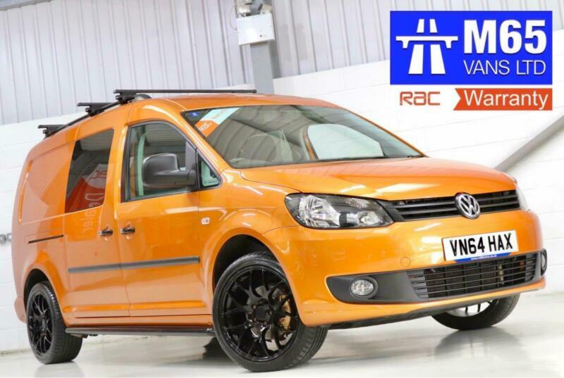 VW VOLKSWAGEN CADDY MAXI KOMBI CREW CAB 1.6TDI 5 SEAT METALLIC ORANGE