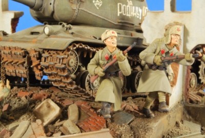 Verlinden 1:35 Soviet Infantry Death Run WWII 2 FG 2602