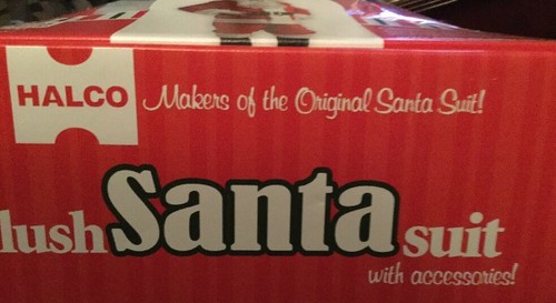 Santa Claus Suit Economy Complete 10pcs. Jacket Size 50 to 56 - NEW