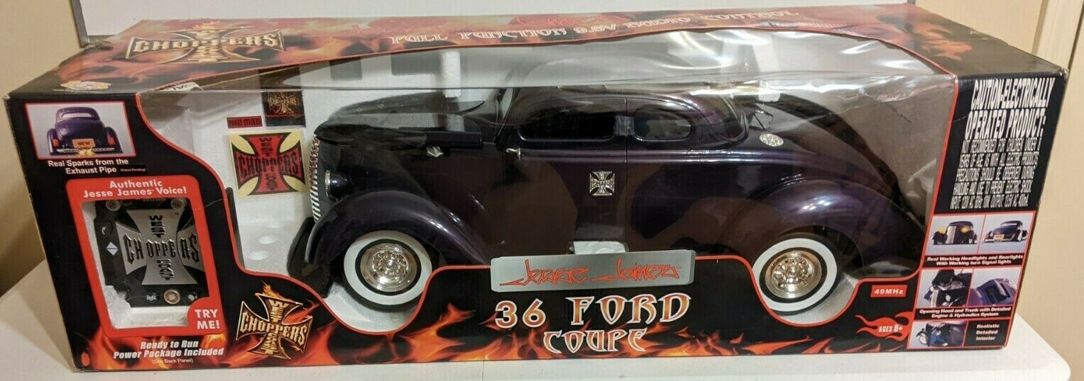 West Coast Choppers/Jesse James '36 Ford Coupe w Box 1:6