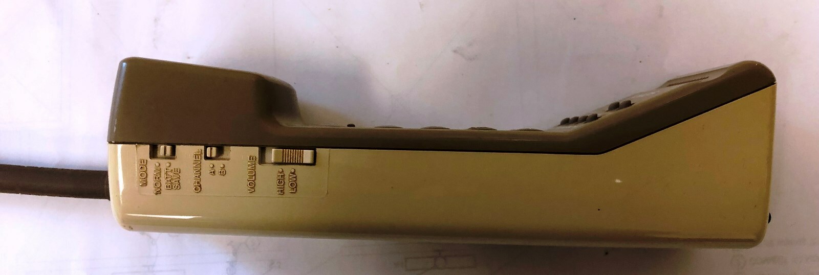 Vintage Sony Cordless Telephone SPP-80 Digital Cordless Phone WIth Manual