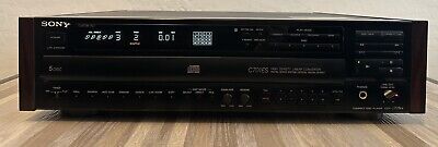 Sony CDP-C701ES  CD Player Woodgrain Panel  VINTAGE  AUDIOPHILE HIFI RARE