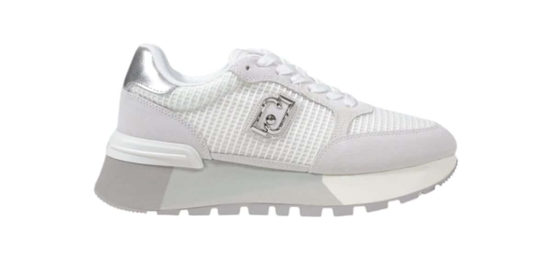 Liu Jo Women Sneakers - 8.5 US EU 39 Silver Designer Fashion S...
