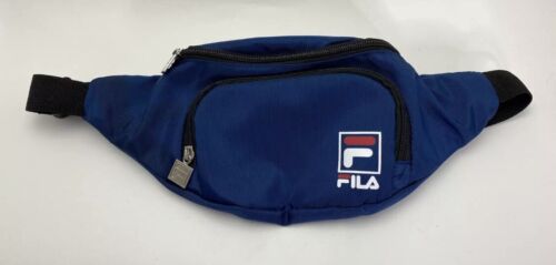 FILA Blue Fanny Pack Sport Gym Active Hiking Crossbody Waist Travel Bag Sack