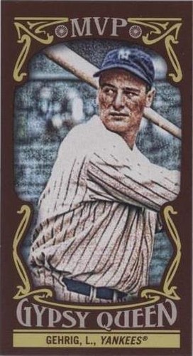 2016 Topps Gypsy Queen - Lou Gehrig #MVPM-LG