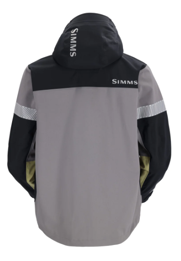 Pre-owned Simms $449  Mens Size Xl 30k Waterproof Cx Hooded Jacket Coat Shell Gray