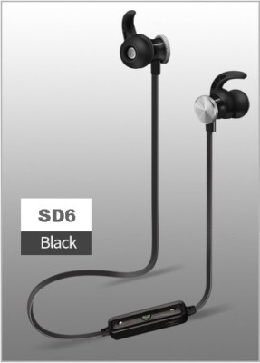 Bluetooth 4.1 SD6 Stereo Earphone Headset Wireless Magnetic Earbuds Headphone