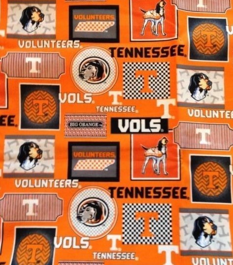 UNISEX TIE IN BACK STYLE SURGICAL Scrub Hat, UNIVERSITY OF TENNESSEE VOLUNTEERS